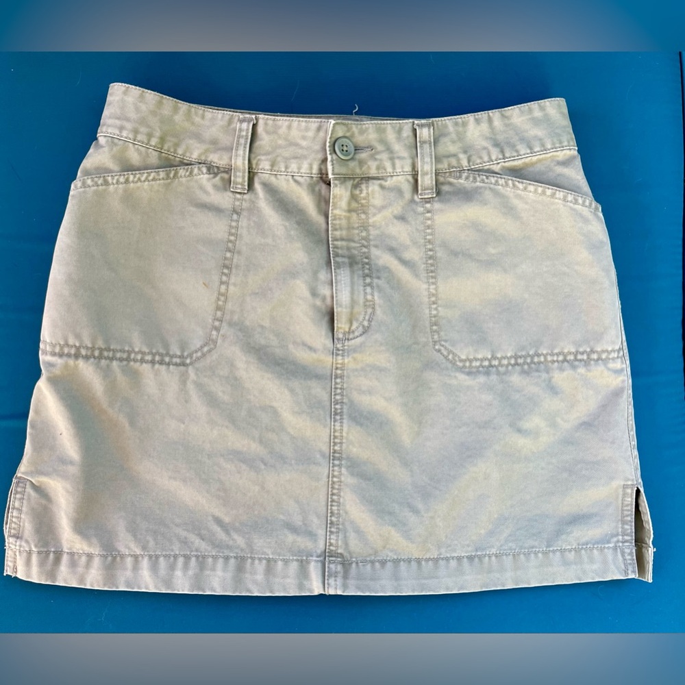 Old Navy Army Green Colored Cargo Mini Skirt Size 6